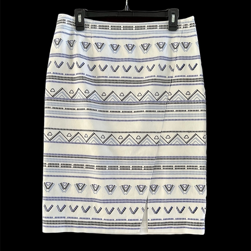White House Black Market Printed Skirt